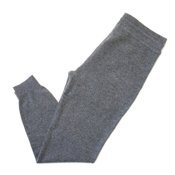 NWT Amicale Cashmere Jogger in Medium Gray Drawstring Pull-on Knit Pants M - Picture 5 of 7